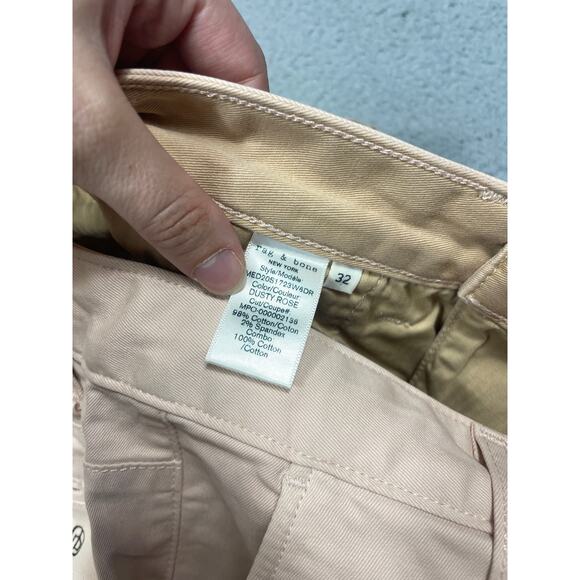 Rag & Bone Mens Size 32 Dusty Rose Classic Chino Pants - Picture 5 of 14